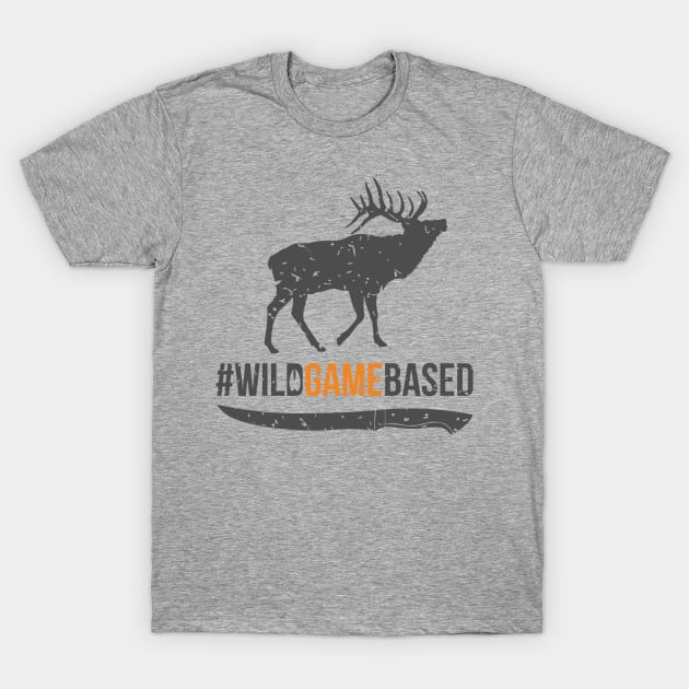 Wild Game Based Elk Logo T-Shirt by WILD GAME BASED